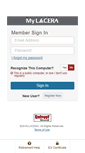 Mobile Screenshot of members.lacera.com